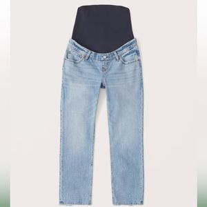 Abercrombie and Fitch Maternity Straight Ankle Jean, size 27